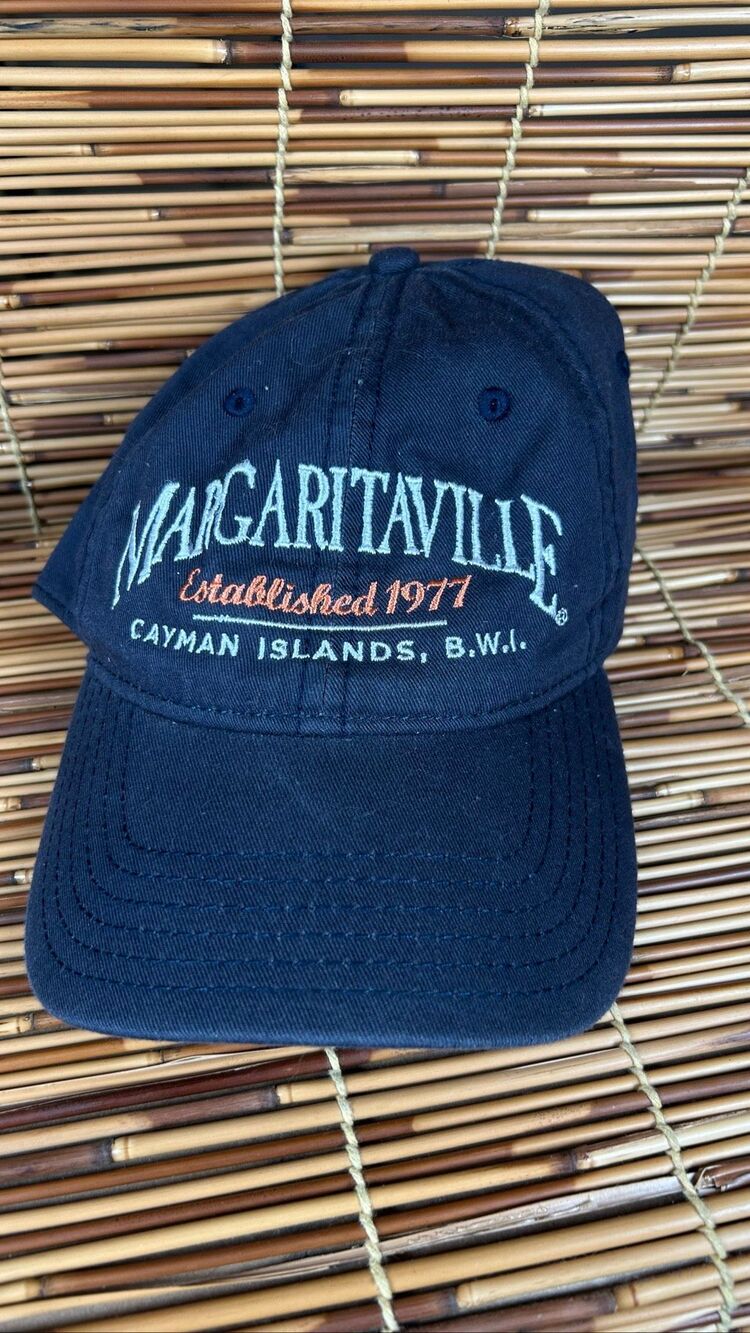 Margaritaville Hat Cayman Islands BWI Navy Blue